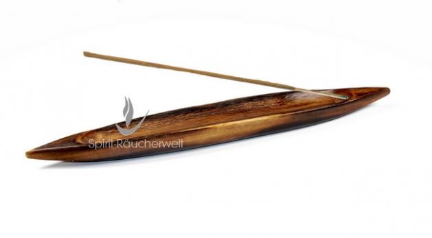 Schiff - Holz Räucherstäbchenhalter