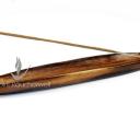 Schiff - Holz Räucherstäbchenhalter